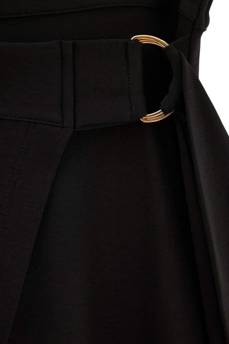 Trendyol Curve Damen Schwarz Einfarbig Maxi Zweireihig / Wickel-Optik Große Größen Röcke - Image 4