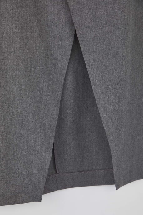Trendyol Curve Damen Grau Einfarbig Maxi Große Größen Röcke - Image 5