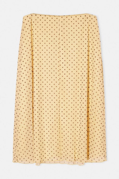 Trendyol Curve Damen Gelb Animal-Print Midi A-Linie Große Größen Röcke - Image 5