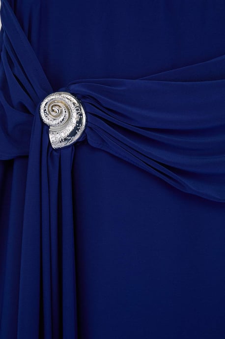 Trendyol Curve Damen Blau Einfarbig Midi Bleistift Rock Große Größen Röcke - Image 4