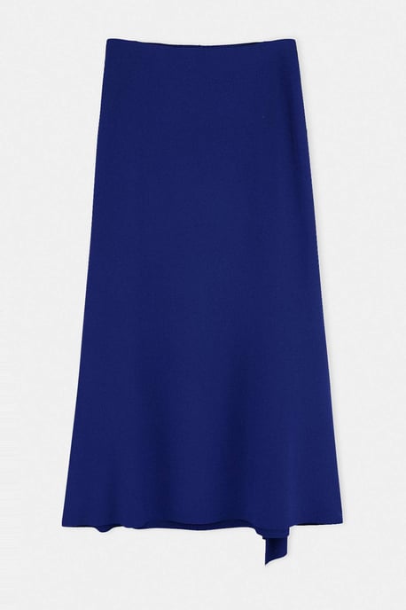 Trendyol Curve Damen Blau Einfarbig Midi Bleistift Rock Große Größen Röcke - Image 5