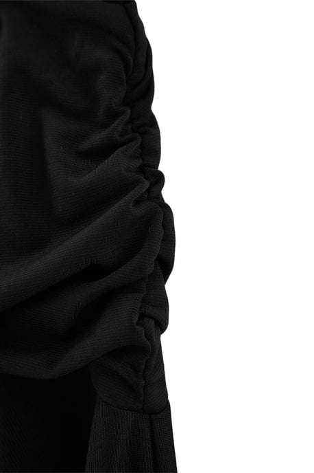 Trendyol Curve Damen Schwarz Einfarbig Midi Skater Große Größen Röcke - Image 5