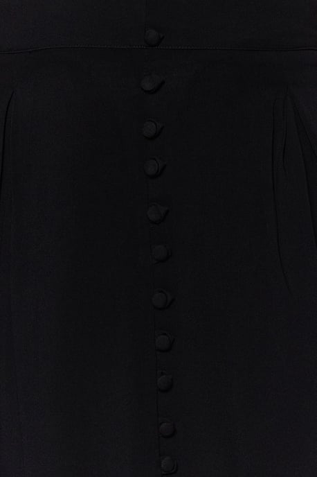 Trendyol Curve Damen Schwarz Einfarbig Midi A-Linie Große Größen Röcke - Image 2