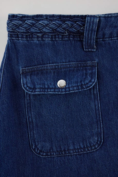Trendyol Curve Damen Einfarbig Midi A-Linie Große Größen Röcke - Image 4