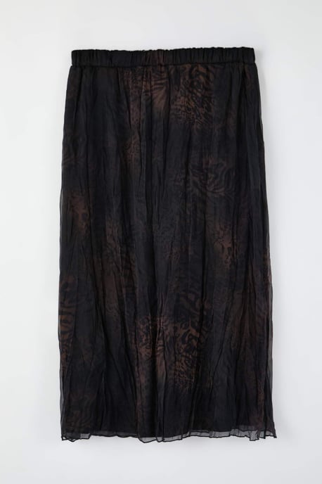 Trendyol Curve Damen Khaki Animal-Print Midi Große Größen Röcke - Image 4
