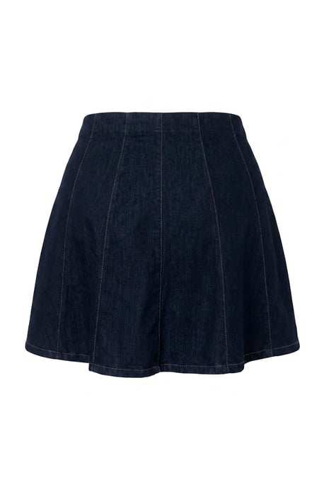 Trendyol Curve Damen Blau Einfarbig Kurz / Mini A-Linie Große Größen Röcke - Image 2