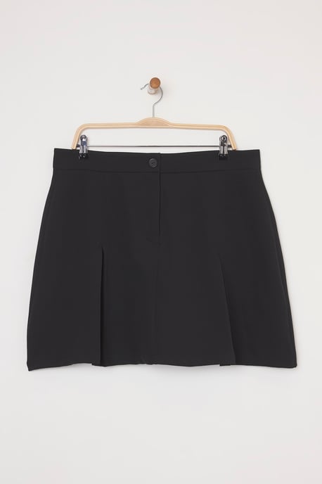 Trendyol Curve Damen Schwarz Einfarbig Kurz / Mini A-Linie Große Größen Röcke - Image 5