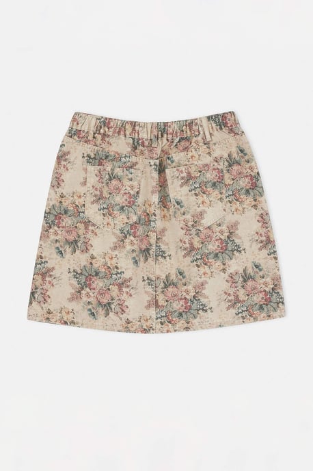 Trendyol Curve Damen Mehrfarbig Geblümt Kurz / Mini A-Linie Große Größen Röcke - Image 5