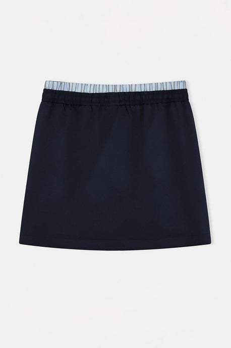Trendyol Curve Damen Dunkelblau Einfarbig Kurz / Mini Große Größen Röcke - Image 5