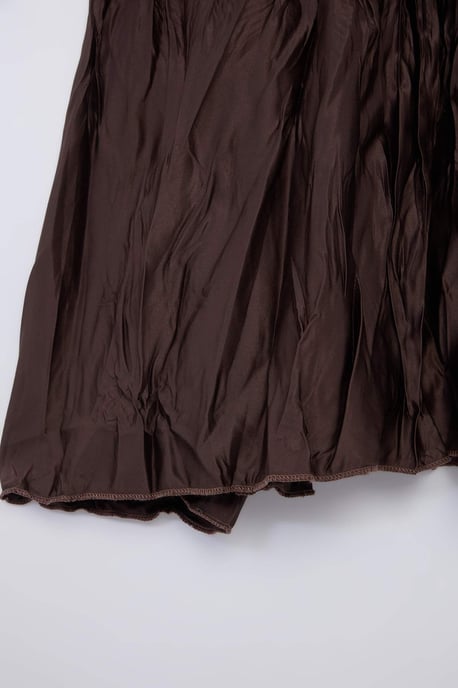 Trendyol Curve Damen Braun Einfarbig Midi A-Linie Große Größen Röcke - Image 4