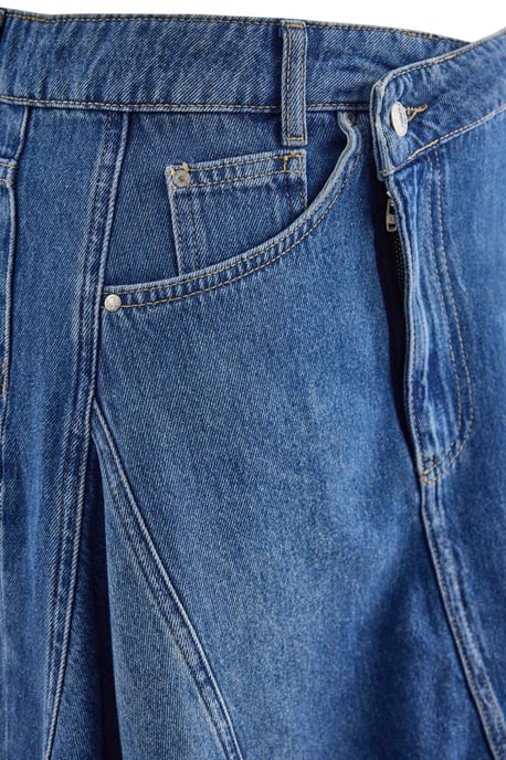 Trendyol Curve Damen Einfarbig Midi A-Linie Große Größen Röcke - Image 3