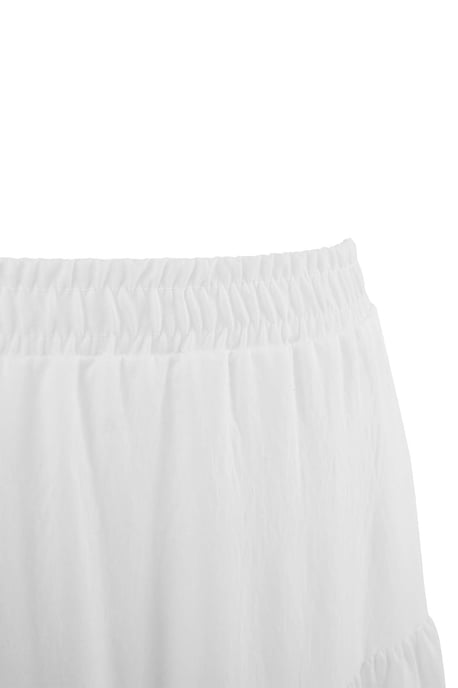 Trendyol Curve Damen Weiß Einfarbig Midi Große Größen Röcke - Image 4