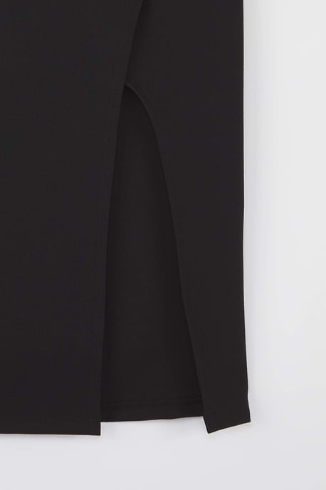 Trendyol Curve Damen Schwarz Einfarbig Midi Bleistift Rock Große Größen Röcke - Image 5