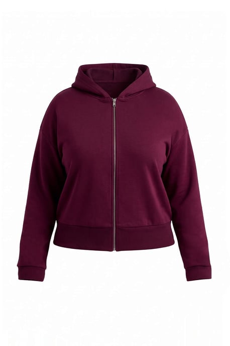 Trendyol Curve Damen Lila Einfarbig Lang, Regular Fit Große Größen Sweatshirts - Image 4