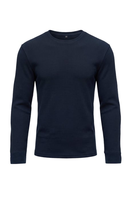 TRENDYOL MAN Herren Dunkelblau Einfarbig Lang Regular Fit Sweatshirts - Image 4