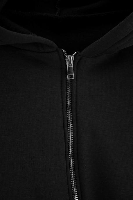 Trendyol Curve Damen Schwarz Einfarbig Lang, Regular Fit Große Größen Sweatshirts - Image 5