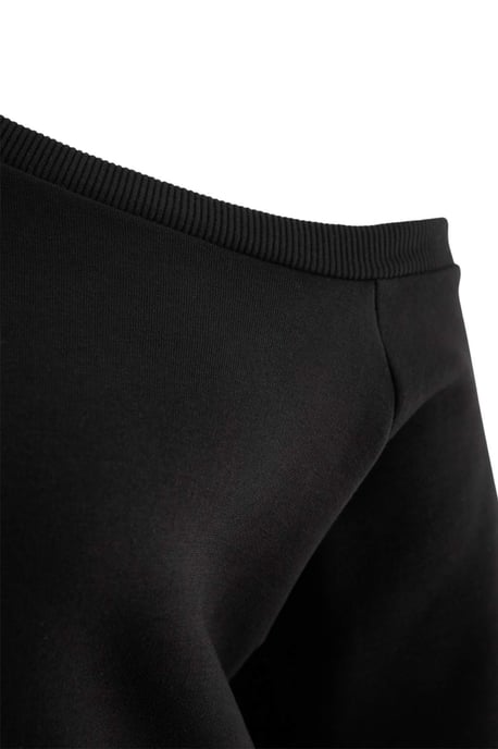 Trendyol Curve Damen Schwarz Einfarbig Lang, Regular Fit Große Größen Sweatshirts - Image 4