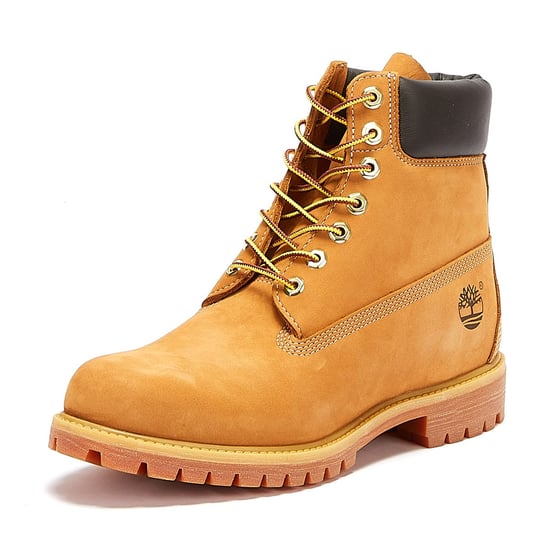 Timberland Herren Weizen Premium 6 Inch Nubuk Leder Stiefel - Image 3