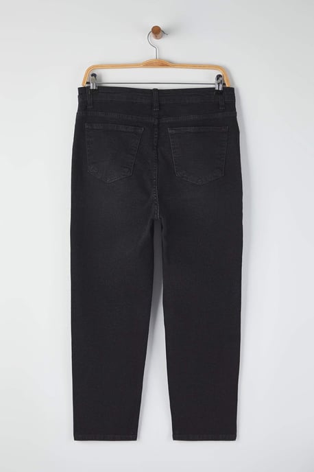 Trendyol Curve Damen Grau Einfarbig Skinny Hohe Taille Große Größen Jeans - Image 5