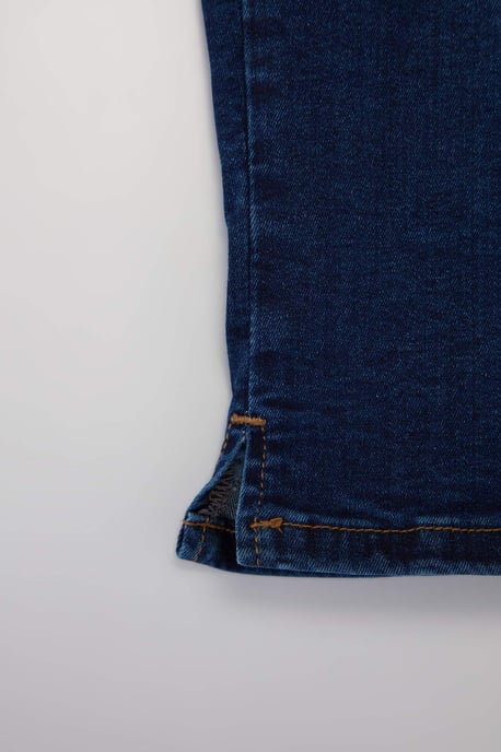 Trendyol Curve Damen Dunkelblau Einfarbig Skinny Hohe Taille Große Größen Jeans - Image 5