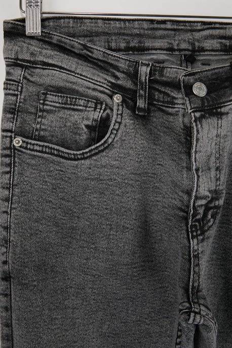 TRENDYOL MAN Herren Grau Einfarbig Skinny Normale Taille Jeans - Image 4