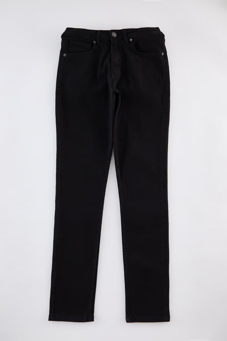 TRENDYOL MAN Herren Schwarz Einfarbig Skinny Normale Taille Jeans - Image 5