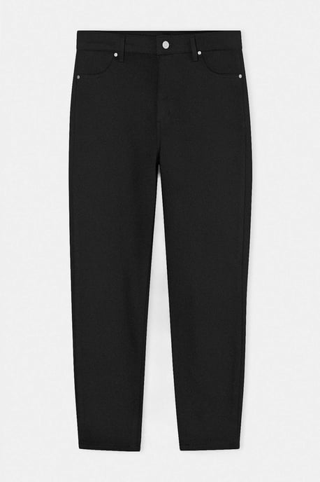 Trendyol Curve Damen Schwarz Einfarbig Skinny Hohe Taille Große Größen Jeans - Image 3