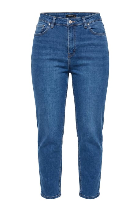 Trendyol Curve Damen Blau Einfarbig Skinny Hohe Taille Große Größen Jeans - Image 4