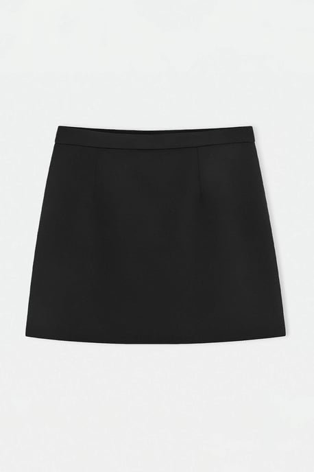Trendyol Curve Damen Schwarz Einfarbig Kurz / Mini Große Größen Röcke - Image 3