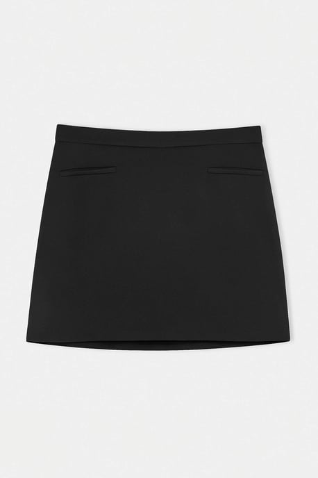 Trendyol Curve Damen Schwarz Einfarbig Kurz / Mini Große Größen Röcke - Image 5