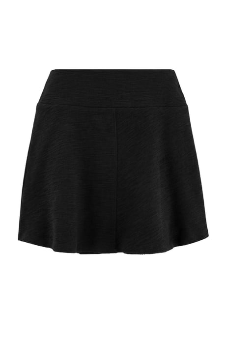 Trendyol Curve Damen Schwarz Einfarbig Kurz / Mini Skater Große Größen Röcke - Image 1