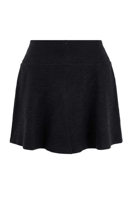 Trendyol Curve Damen Schwarz Einfarbig Kurz / Mini Skater Große Größen Röcke - Image 3
