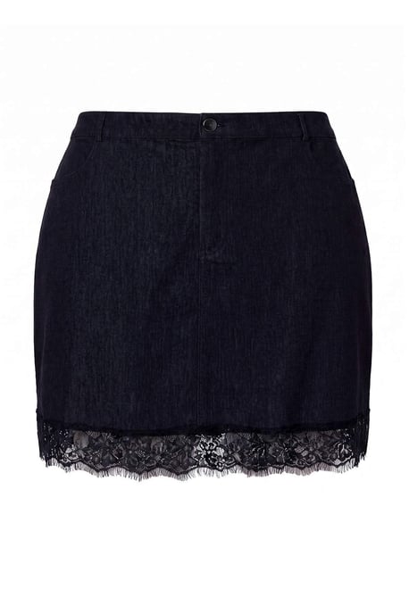 Trendyol Curve Damen Dunkelblau Einfarbig Kurz / Mini Große Größen Röcke - Image 4