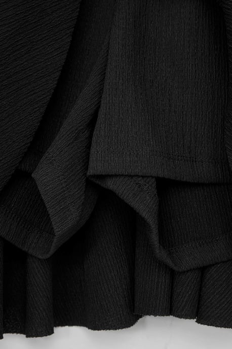 Trendyol Curve Damen Schwarz Einfarbig Kurz / Mini Skater Große Größen Röcke - Image 5