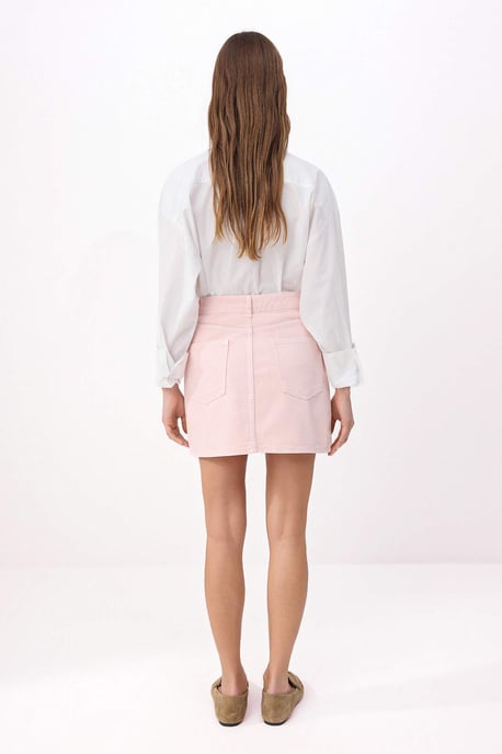 TRENDYOLMİLLA Damen Rosa Einfarbig Kurz / Mini Röcke - Image 3