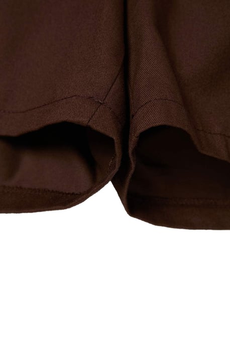 Trendyol Curve Damen Braun Einfarbig Kurz / Mini Hosenrock Große Größen Röcke - Image 5