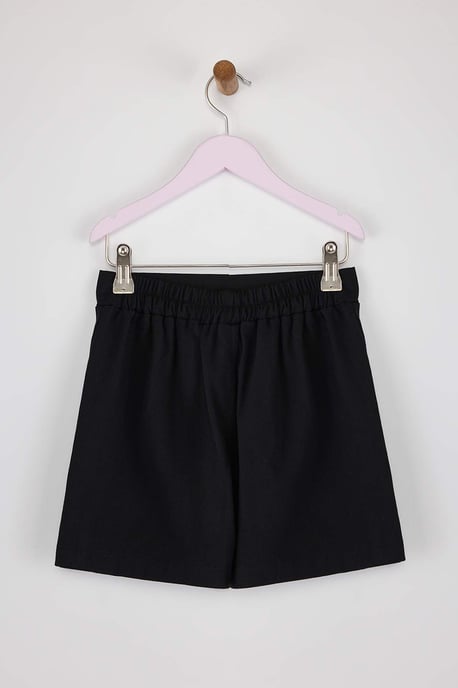 TRENDYOLKIDS Mädchen Schwarz Einfarbig Kurz / Mini Basic A-Linie Röcke - Image 3