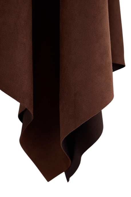 Trendyol Curve Damen Braun Einfarbig Kurz / Mini Große Größen Röcke - Image 4