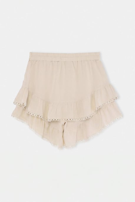TRENDYOLMİLLA Damen Weiß Einfarbig Kurz / Mini Hosenrock Röcke - Image 3