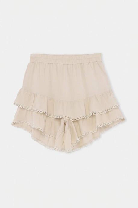 TRENDYOLMİLLA Damen Weiß Einfarbig Kurz / Mini Hosenrock Röcke - Image 4