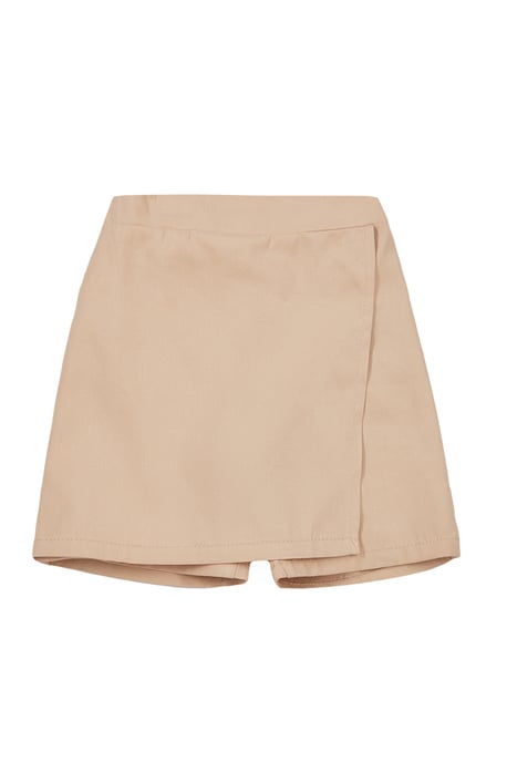 TRENDYOLKIDS Mädchen Beige Einfarbig Kurz / Mini Basic A-Linie Röcke - Image 4