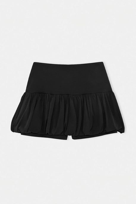 Trendyol Curve Damen Schwarz Einfarbig Kurz / Mini Große Größen Röcke - Image 5