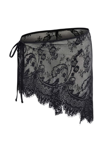 Trendyol Curve Damen Schwarz Einfarbig Kurz / Mini Große Größen Röcke - Image 4