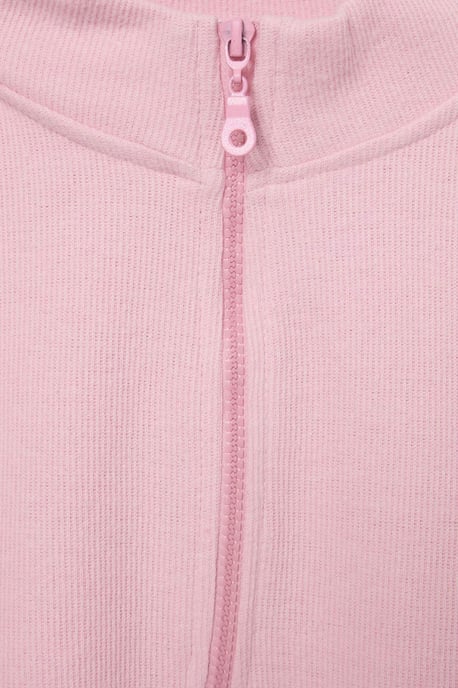 Trendyol Curve Damen Rosa Einfarbig Lang Oversize Große Größen Sweatshirts - Image 3