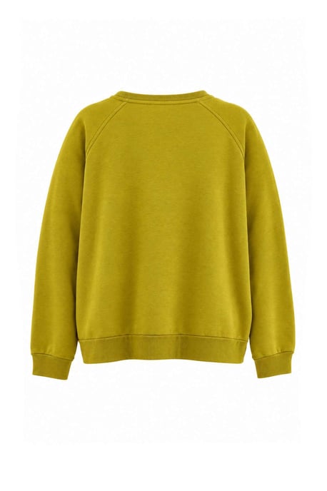 Trendyol Curve Damen Grün Einfarbig Lang Oversize Große Größen Sweatshirts - Image 2