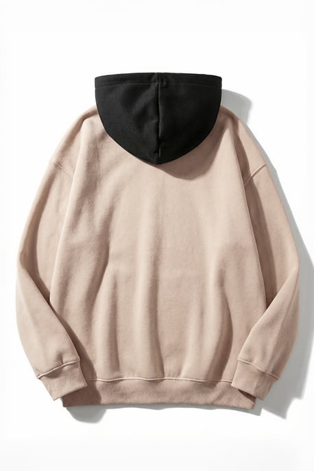 TRENDYOL MAN Herren Beige Slogan Lang Oversize Sweatshirts - Image 2