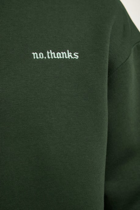 TRENDYOL MAN Herren Khaki Colour-Block Lang Oversize Sweatshirts - Image 4