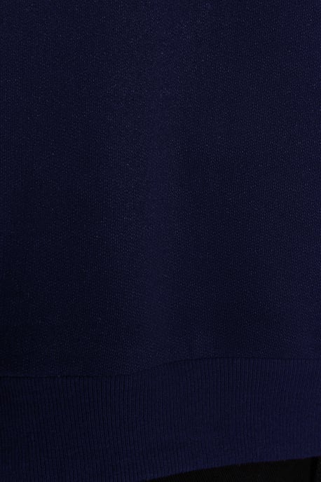 TRENDYOL MAN Herren Dunkelblau Einfarbig Lang Oversize Große Größen Sweatshirts - Image 2