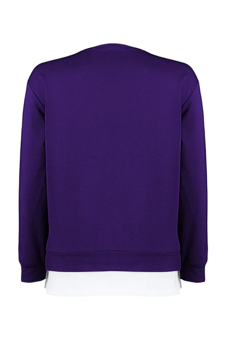 Trendyol Curve Damen Lila Einfarbig Lang Oversize Große Größen Sweatshirts - Image 5
