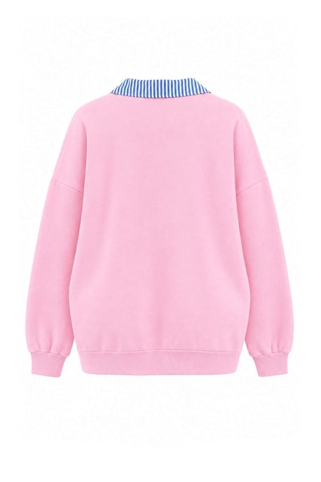 Trendyol Curve Damen Einfarbig Lang Oversize Große Größen Sweatshirts - Image 3
